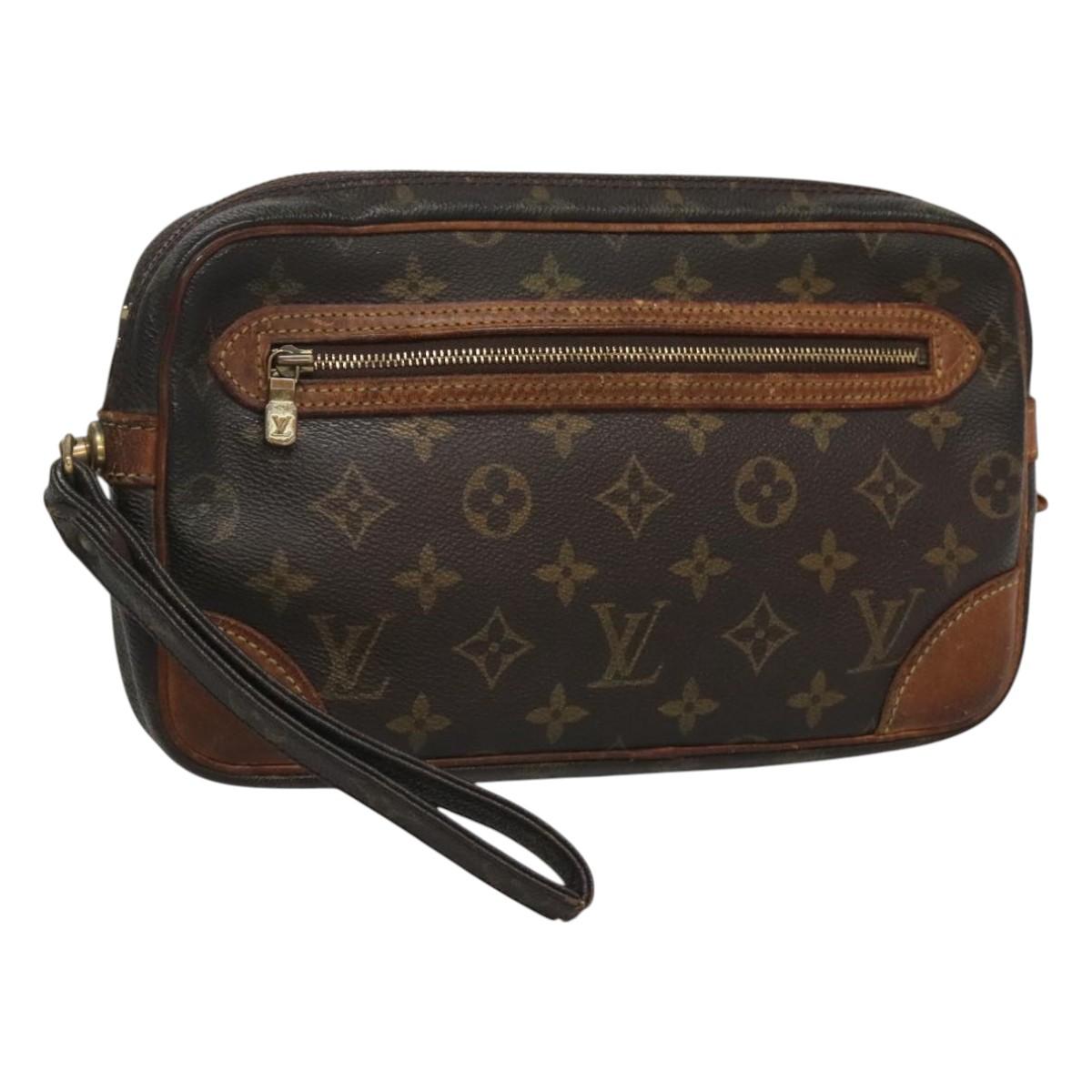 LOUIS VUITTON Monogram Marly Dragonne GM Clutch Bag M51825 LV Auth 122515