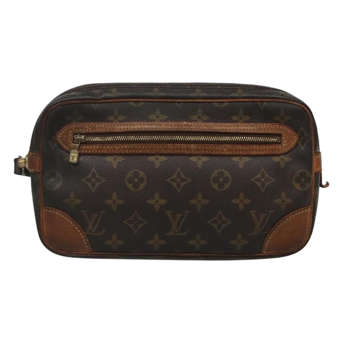 LOUIS VUITTON Monogram Marly Dragonne GM Clutch Bag M51825 LV Auth 122515