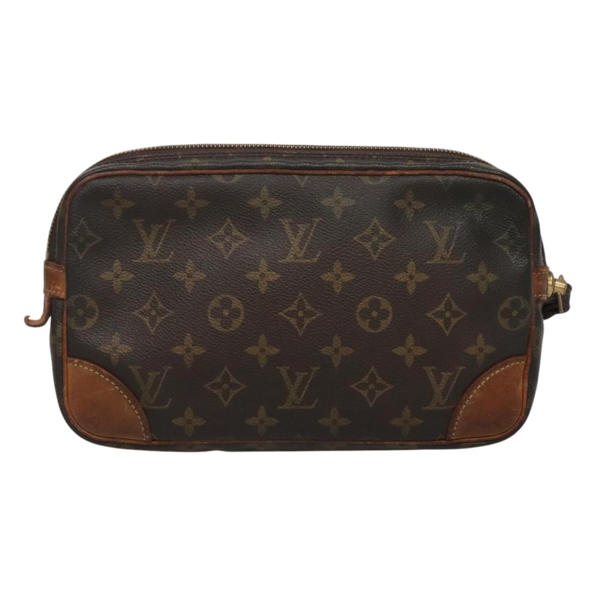 LOUIS VUITTON Monogram Marly Dragonne GM Clutch Bag M51825 LV Auth 122515
