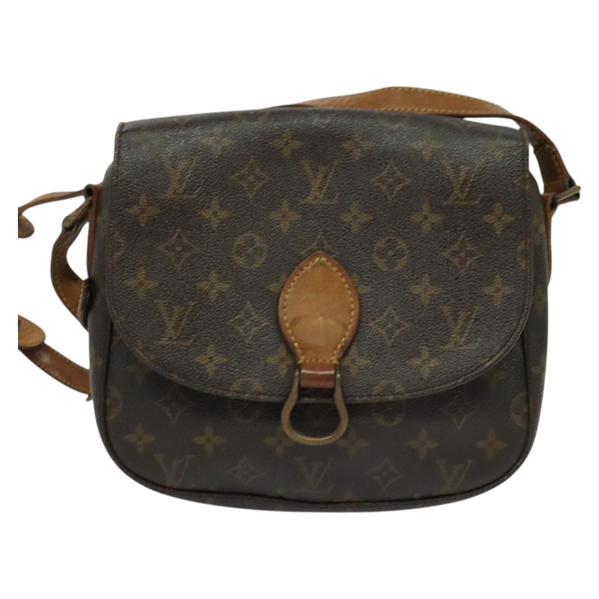 LOUIS VUITTON Monogram Saint Cloud GM Shoulder Bag M51242 LV Auth 122565