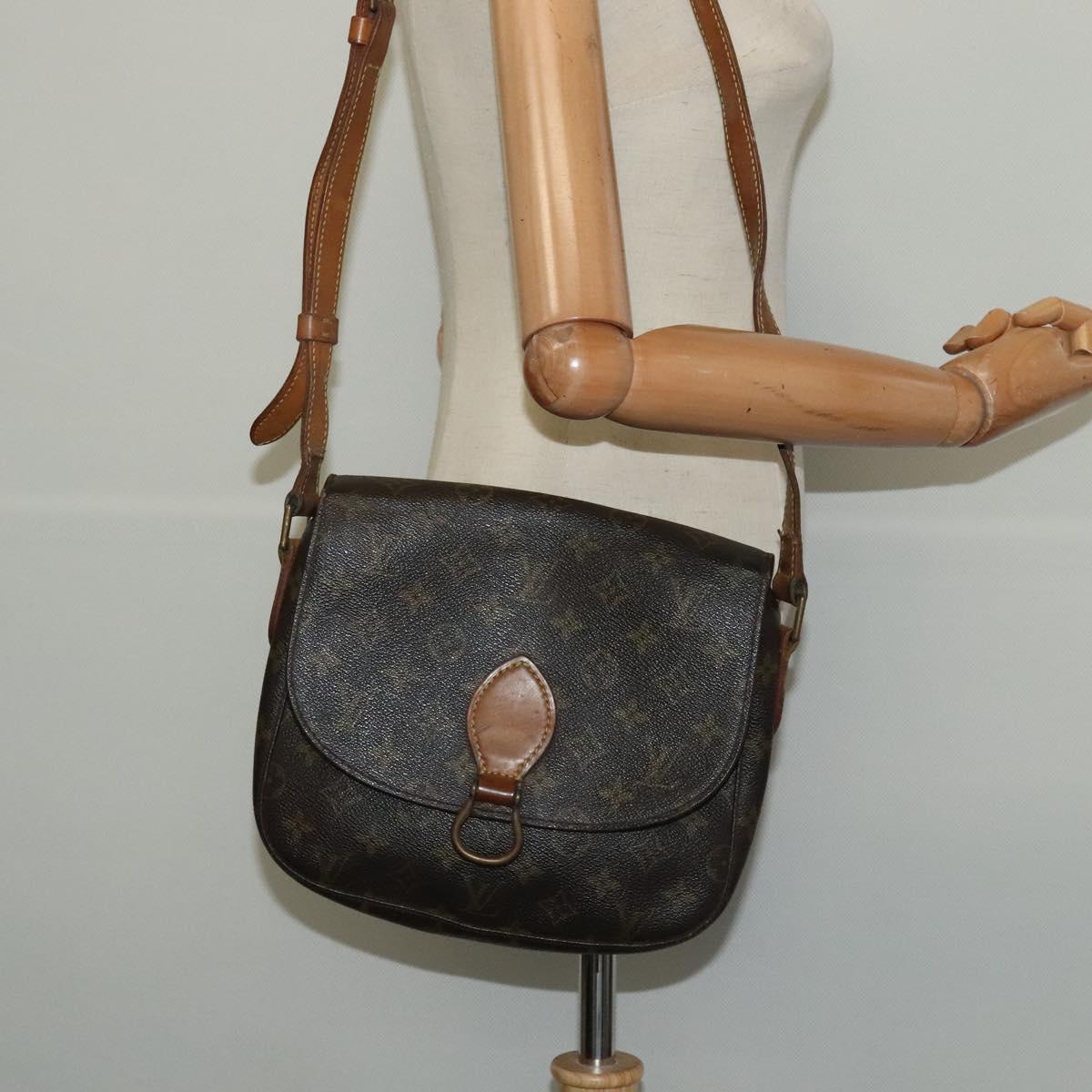 LOUIS VUITTON Monogram Saint Cloud GM Shoulder Bag M51242 LV Auth 122565