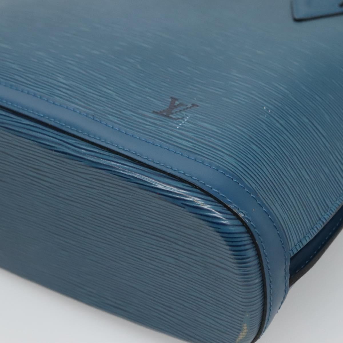 LOUIS VUITTON Epi Lussac Shoulder Bag Blue M52285 LV Auth 122569