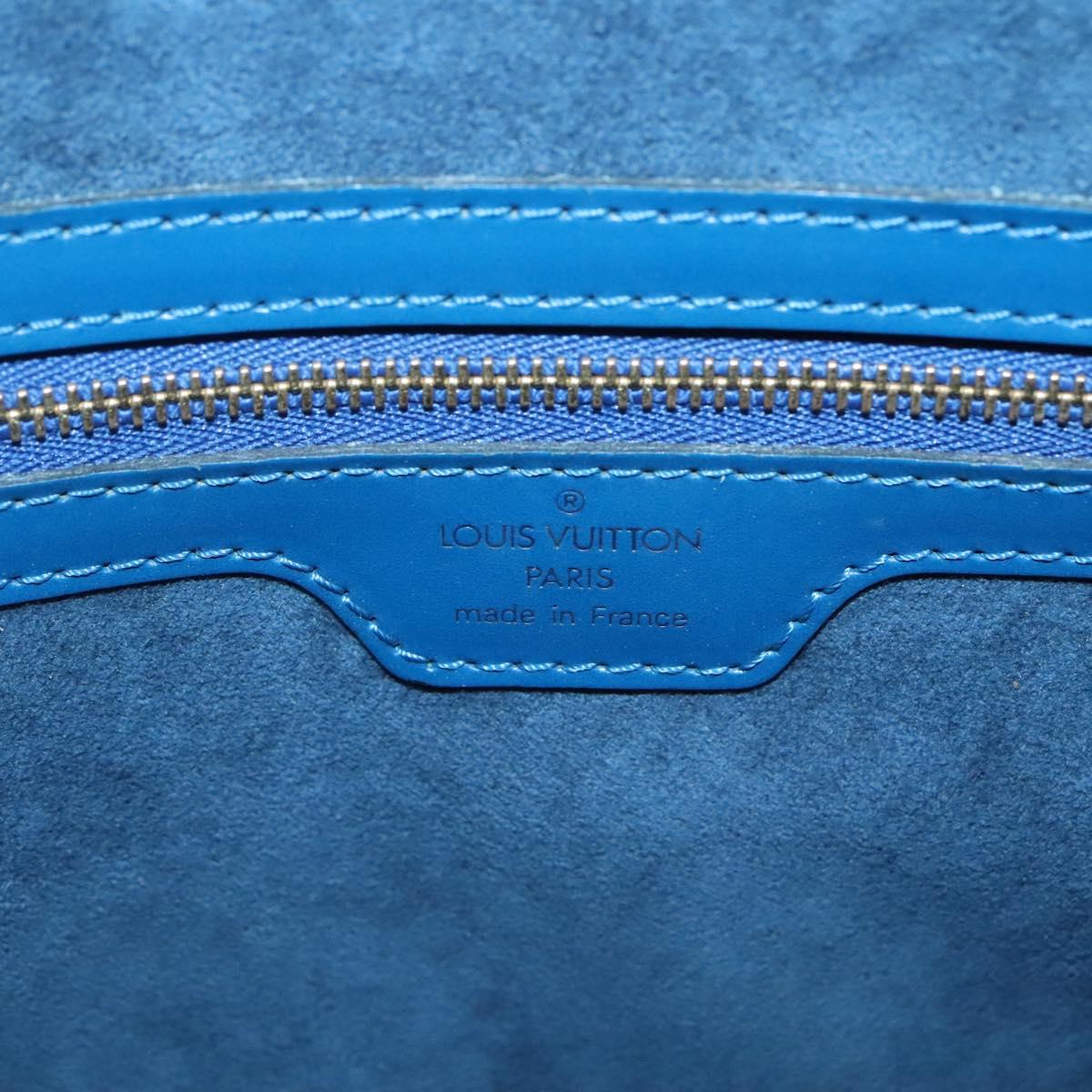 LOUIS VUITTON Epi Lussac Shoulder Bag Blue M52285 LV Auth 122569