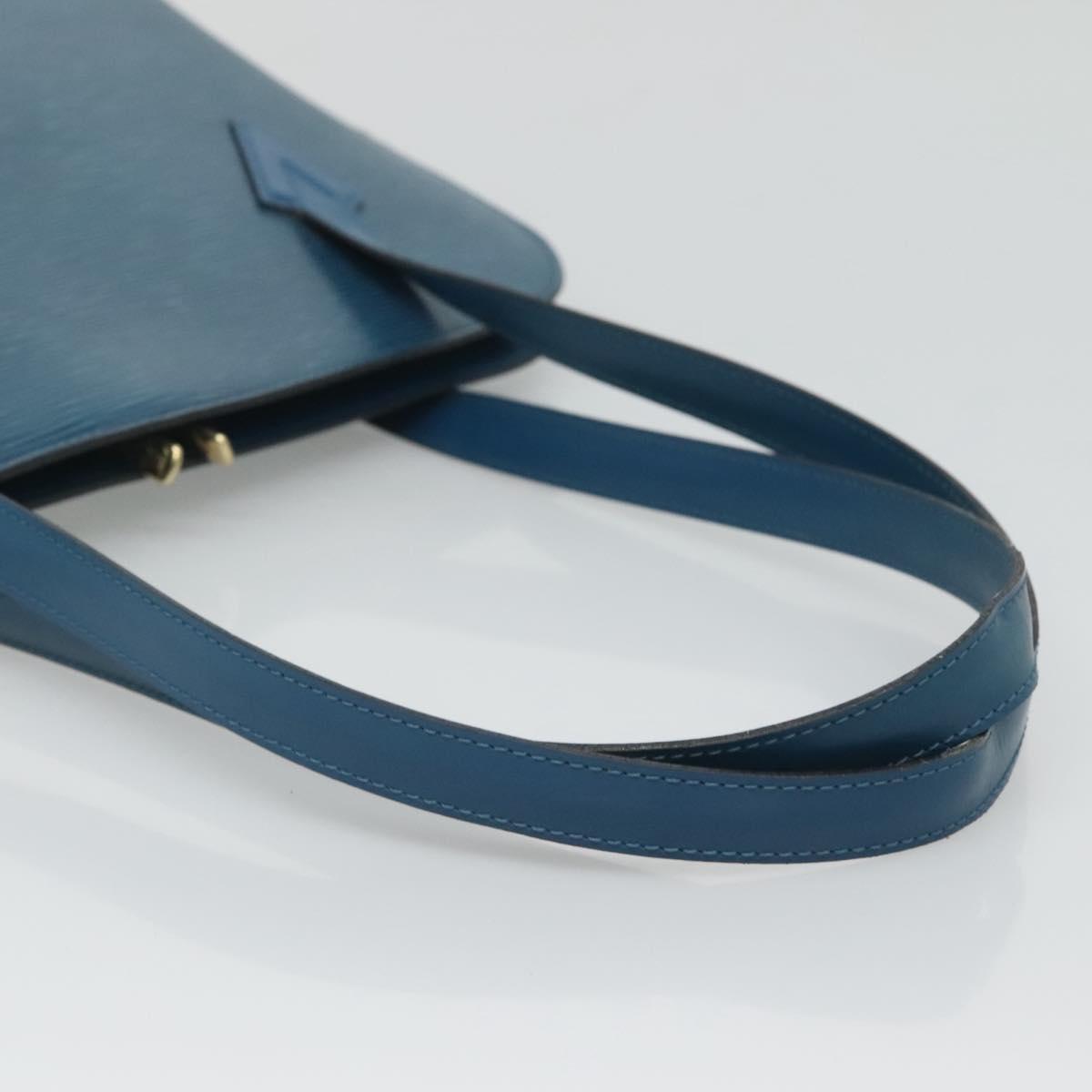 LOUIS VUITTON Epi Lussac Shoulder Bag Blue M52285 LV Auth 122569