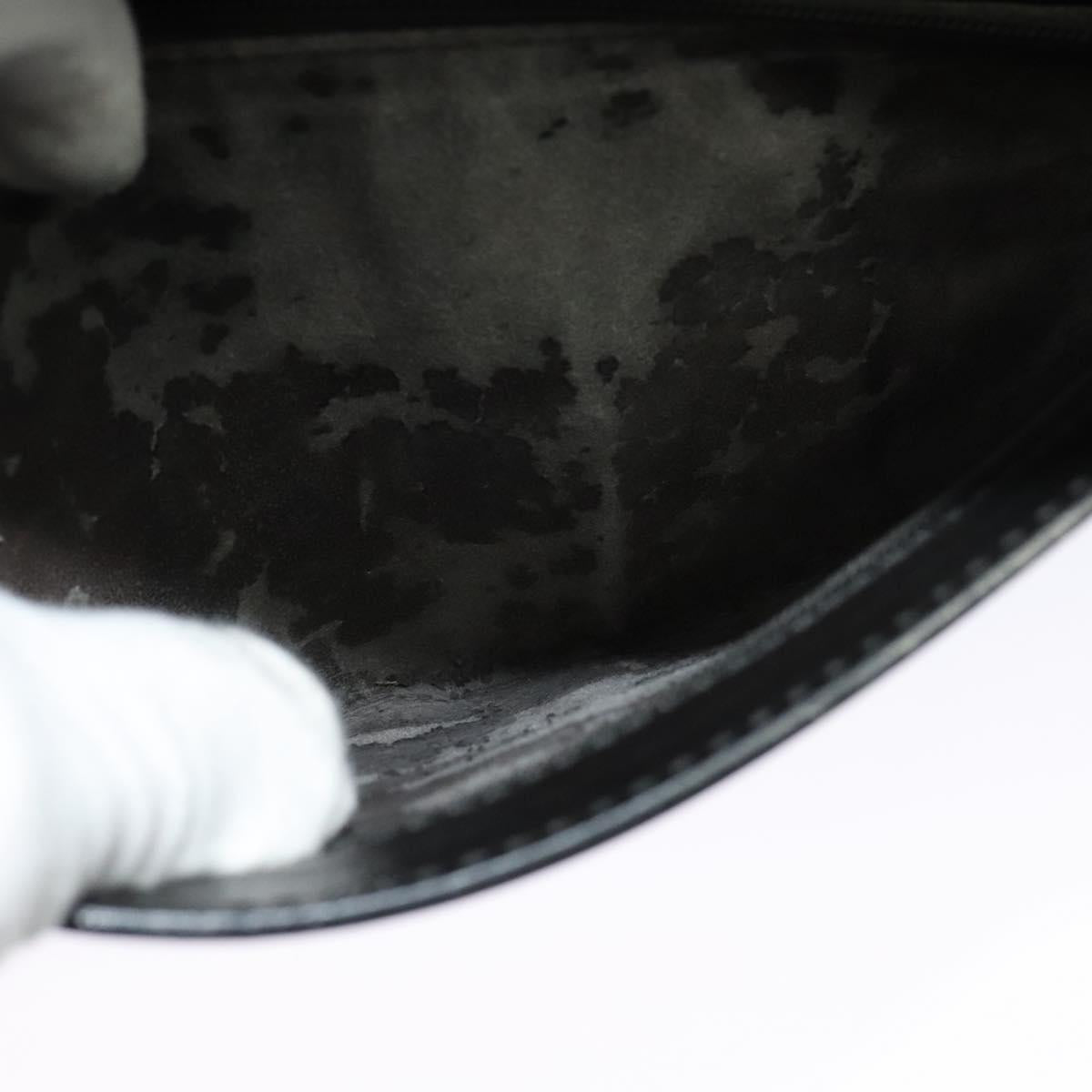 LOUIS VUITTON Epi Porte Documents Bandouliere Black M54462 LV Auth 122570