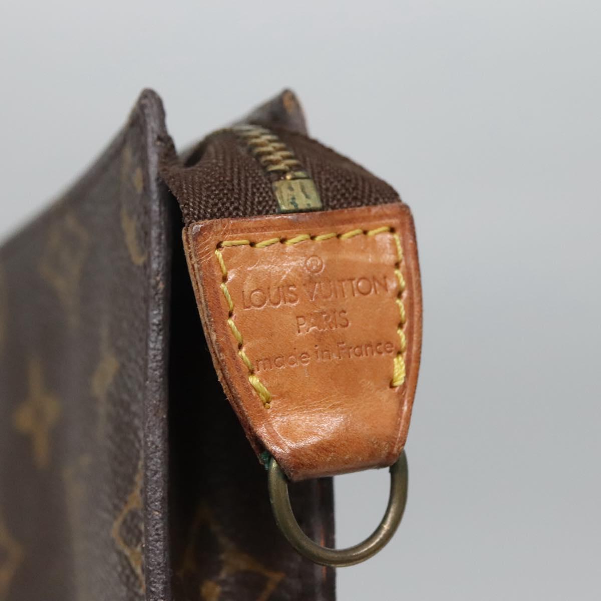 LOUIS VUITTON Monogram Bucket PM Accessory Pouch LV Auth 122577