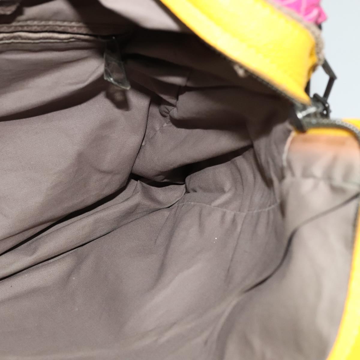 BOTTEGA VENETA INTRECCIATO Shoulder Bag Leather Multicolor Auth 122604