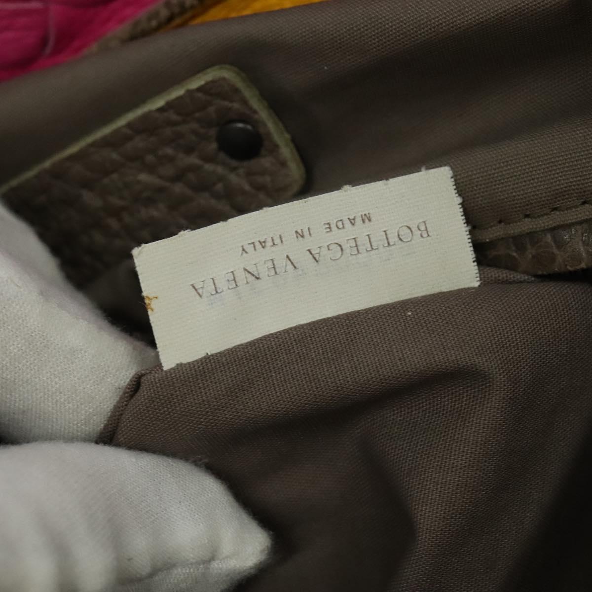 BOTTEGA VENETA INTRECCIATO Shoulder Bag Leather Multicolor Auth 122604