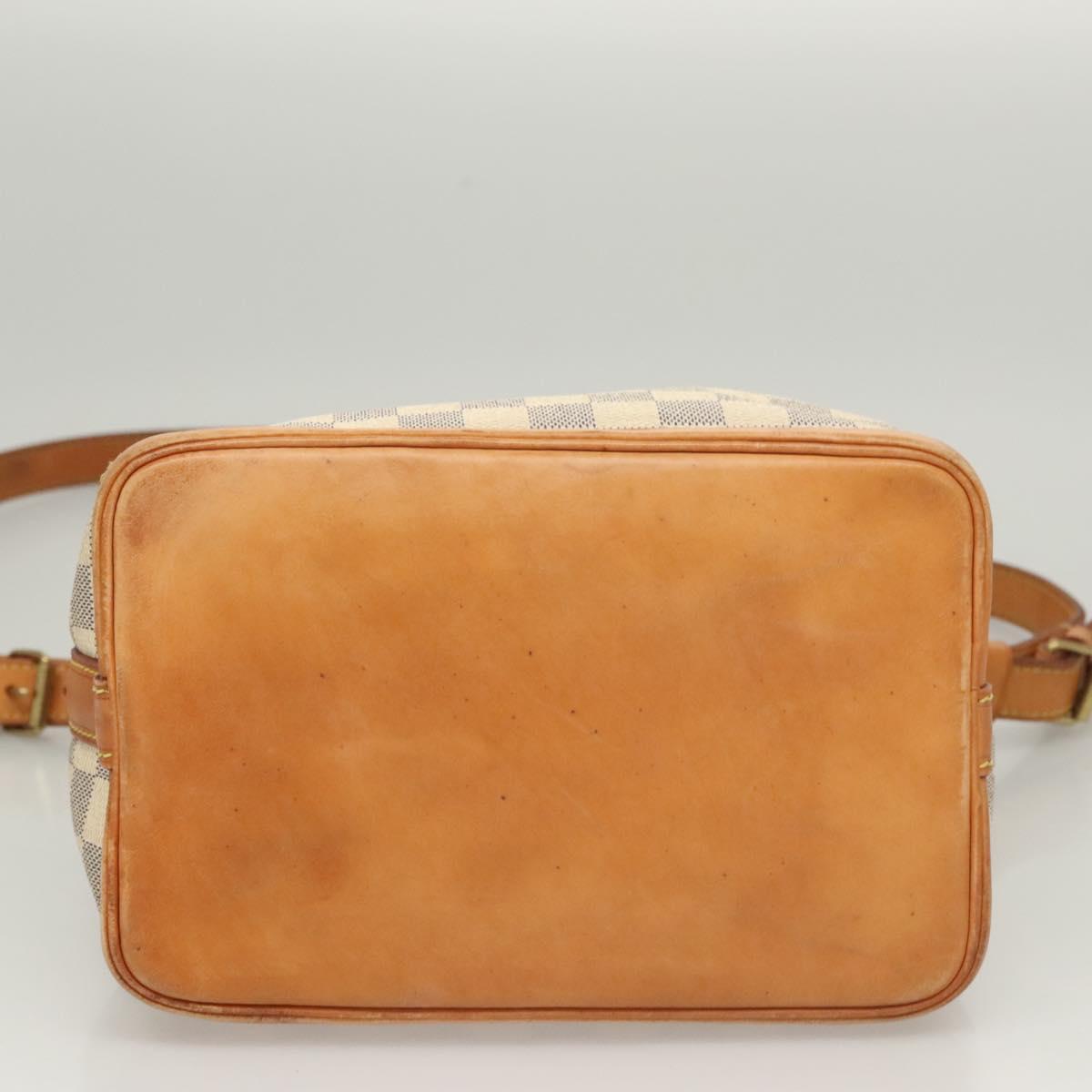 LOUIS VUITTON Damier Azur Noe BB Shoulder Bag N41220 LV Auth 122607