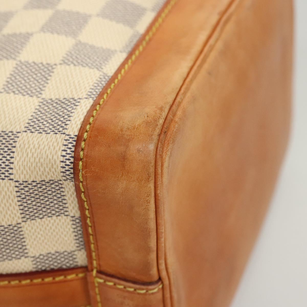 LOUIS VUITTON Damier Azur Noe BB Shoulder Bag N41220 LV Auth 122607