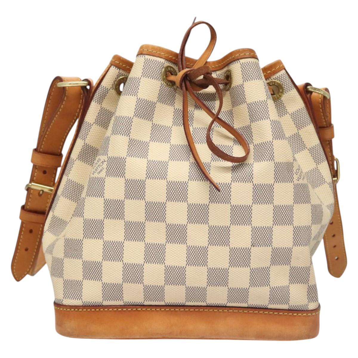 LOUIS VUITTON Damier Azur Noe BB Shoulder Bag N41220 LV Auth 122607