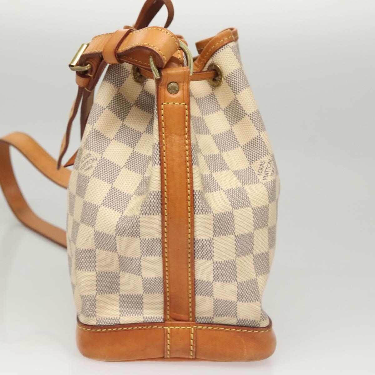 LOUIS VUITTON Damier Azur Noe BB Shoulder Bag N41220 LV Auth 122607