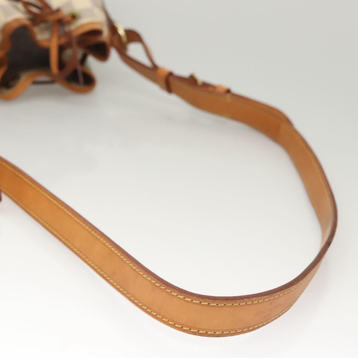 LOUIS VUITTON Damier Azur Noe BB Shoulder Bag N41220 LV Auth 122607