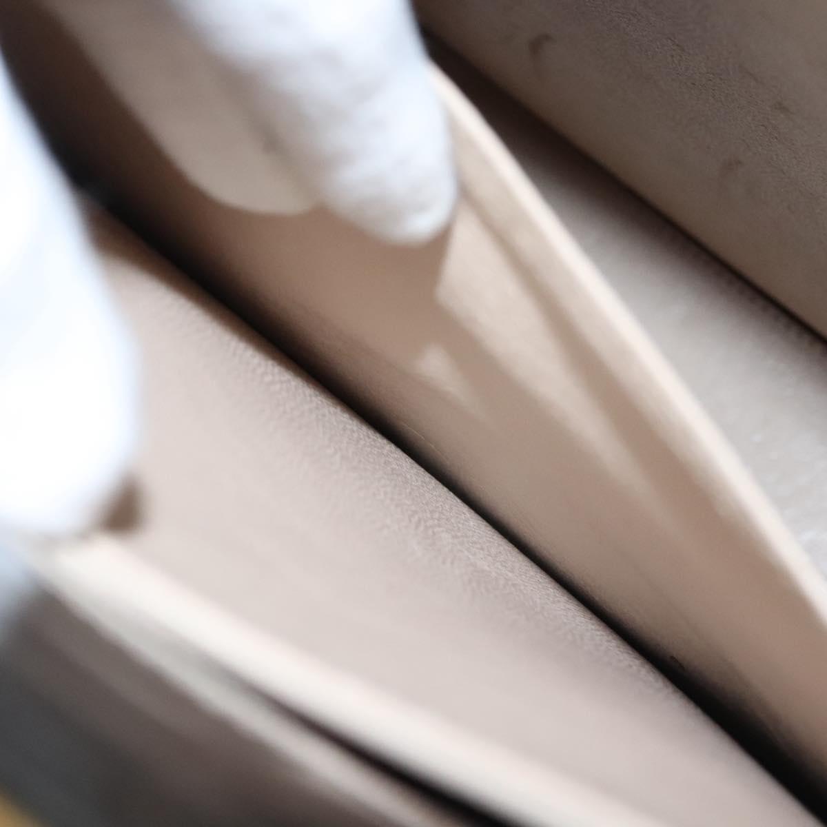 CHANEL Choco Bar Chain Shoulder Bag Patent leather Black CC Auth 122608