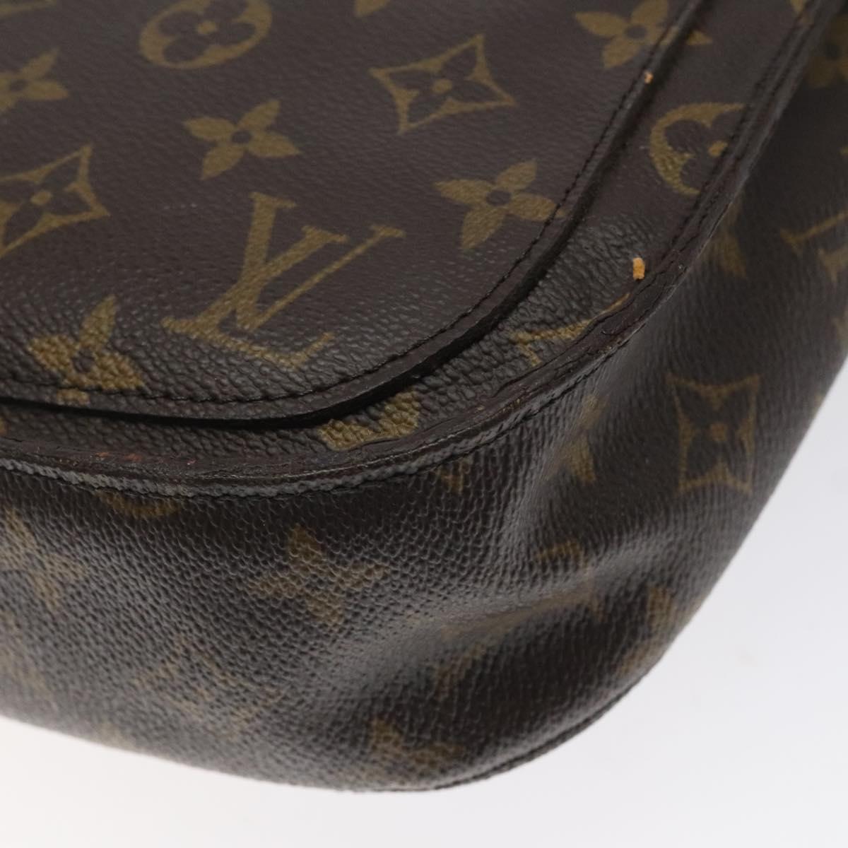 LOUIS VUITTON Monogram Monogram Saint Cloud GM Shoulder Bag M51242 Auth 122628