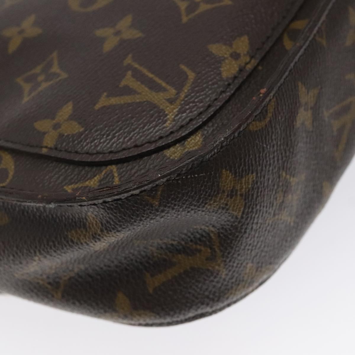 LOUIS VUITTON Monogram Monogram Saint Cloud GM Shoulder Bag M51242 Auth 122628