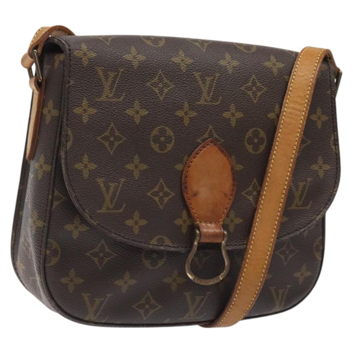 LOUIS VUITTON Monogram Monogram Saint Cloud GM Shoulder Bag M51242 Auth 122651