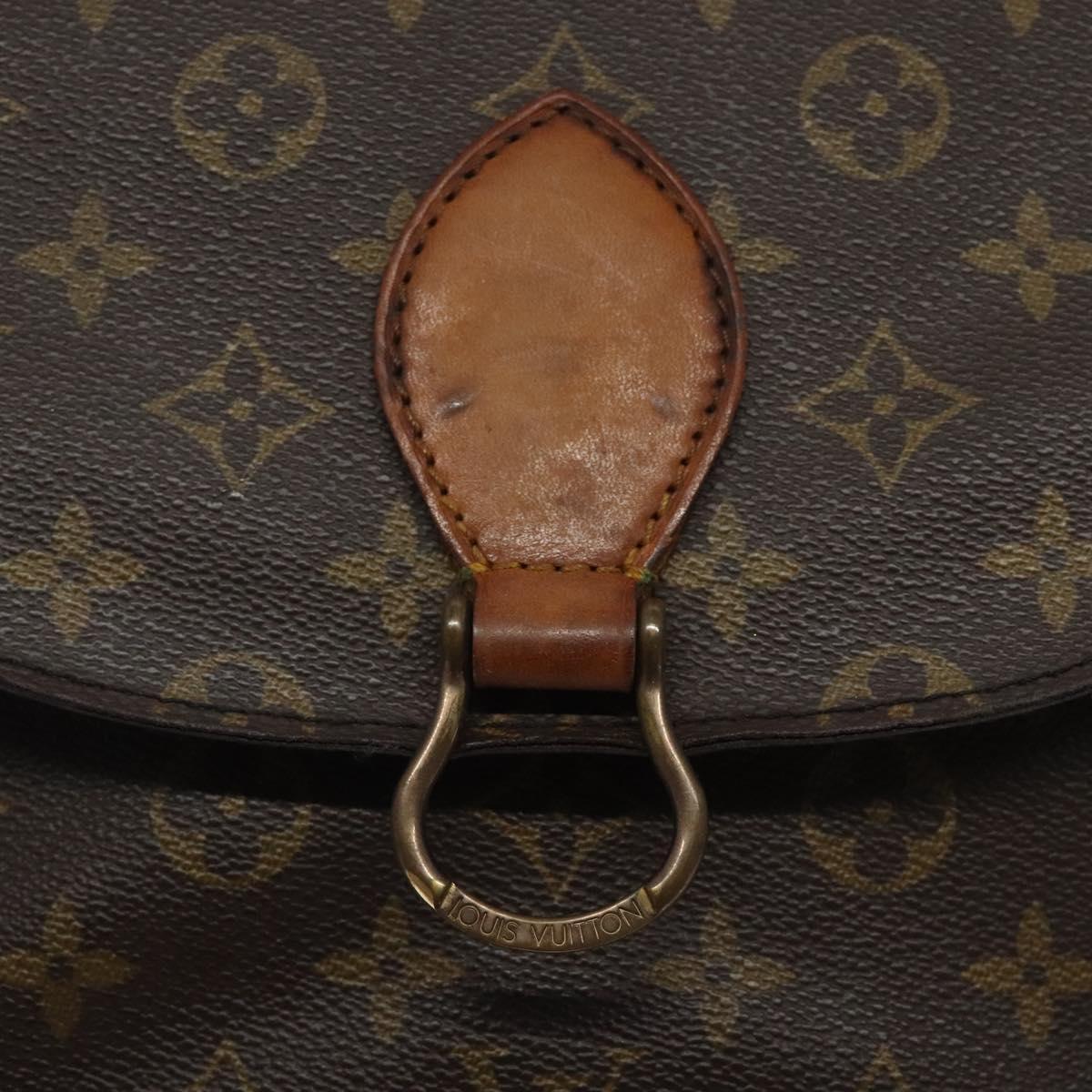 LOUIS VUITTON Monogram Monogram Saint Cloud GM Shoulder Bag M51242 Auth 122651