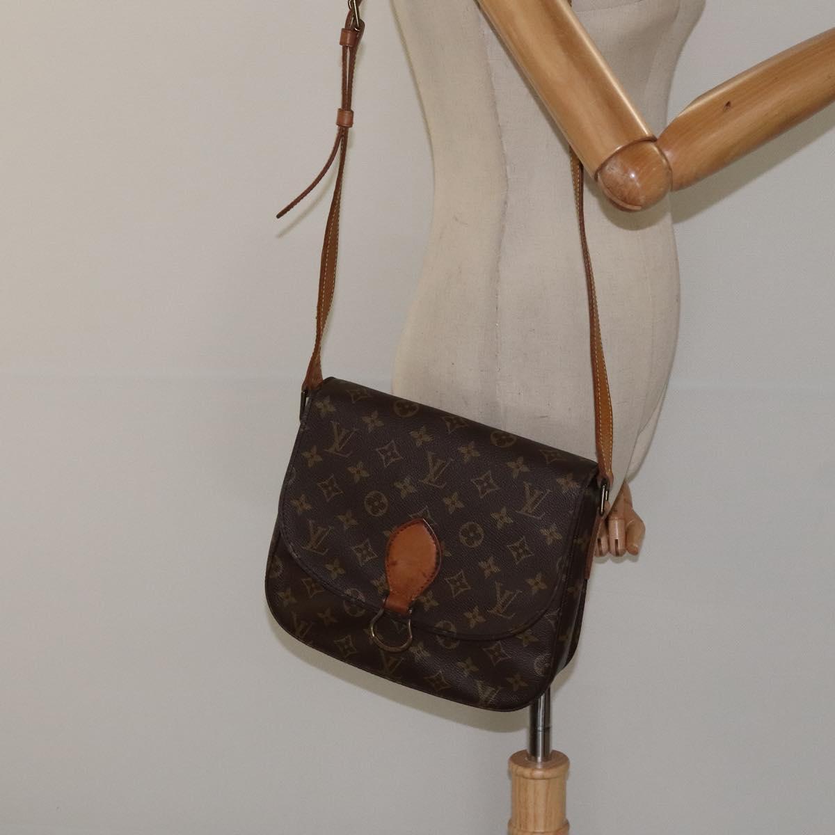 LOUIS VUITTON Monogram Monogram Saint Cloud GM Shoulder Bag M51242 Auth 122651