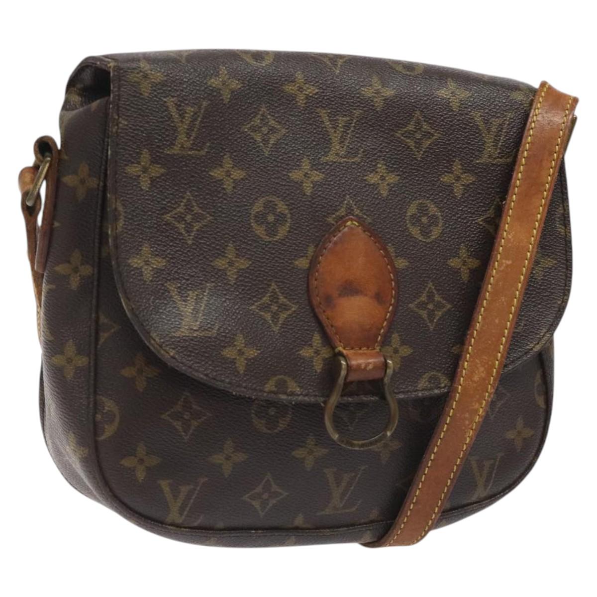 LOUIS VUITTON Monogram Monogram Saint Cloud GM Shoulder Bag M51242 Auth 122653