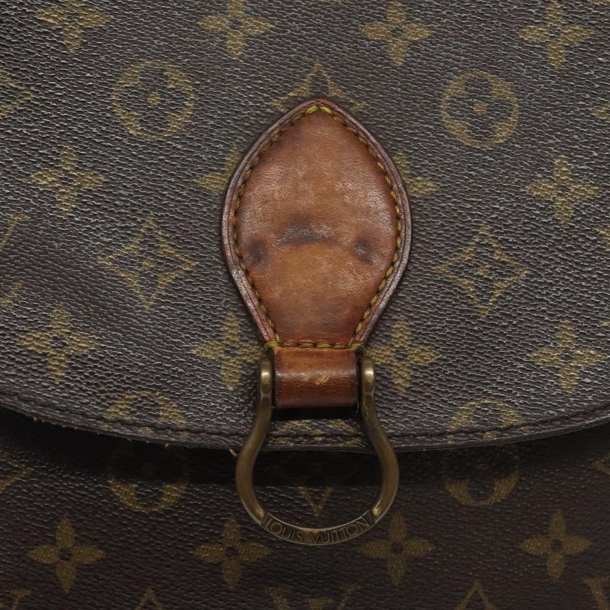 LOUIS VUITTON Monogram Monogram Saint Cloud GM Shoulder Bag M51242 Auth 122653