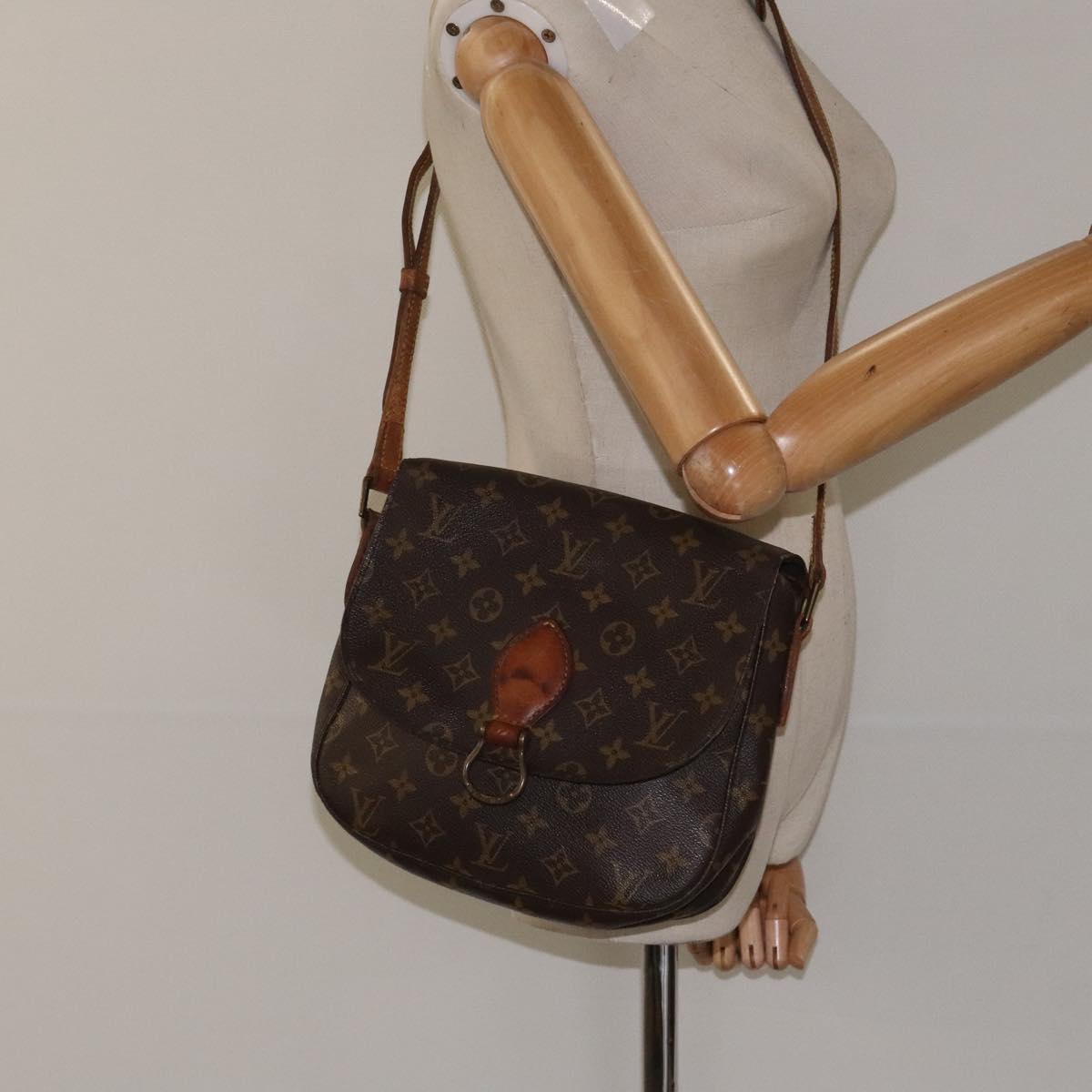 LOUIS VUITTON Monogram Monogram Saint Cloud GM Shoulder Bag M51242 Auth 122653