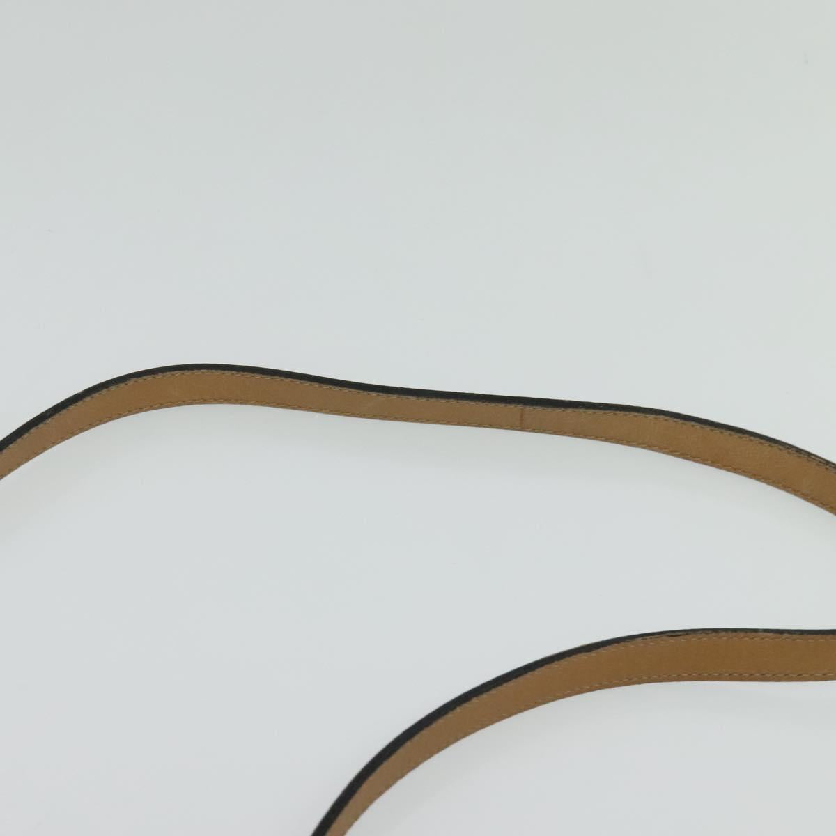 Christian Dior Honeycomb Canvas Hand Bag PVC 2way Black Gold Auth 122680