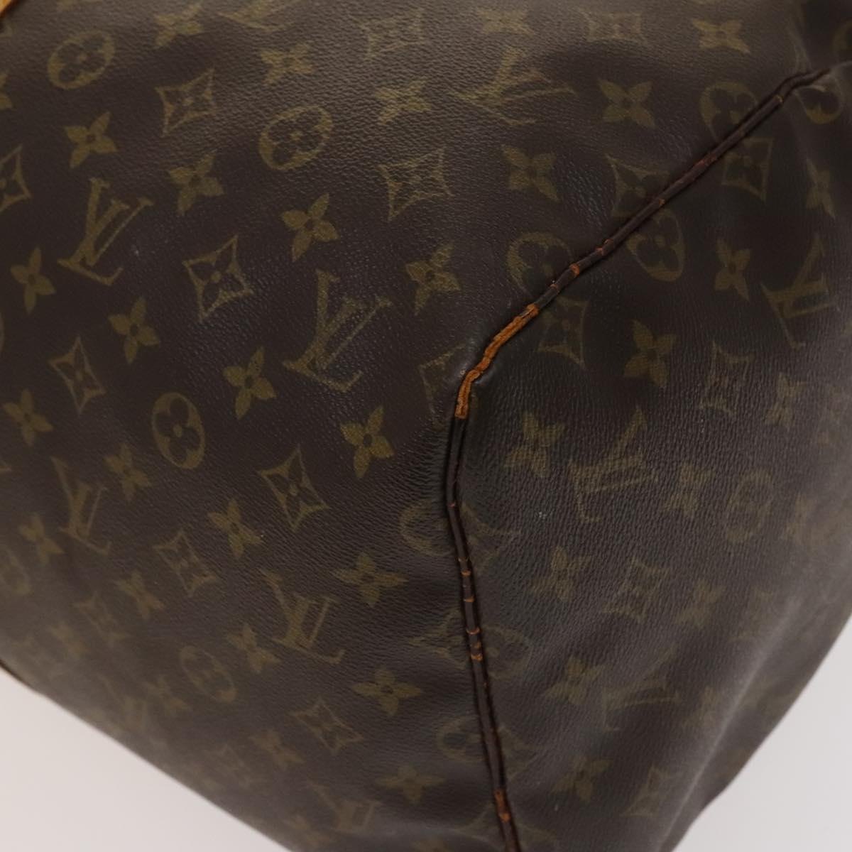 LOUIS VUITTON Monogram Keepall 55 Boston Bag M41424 LV Auth 122735