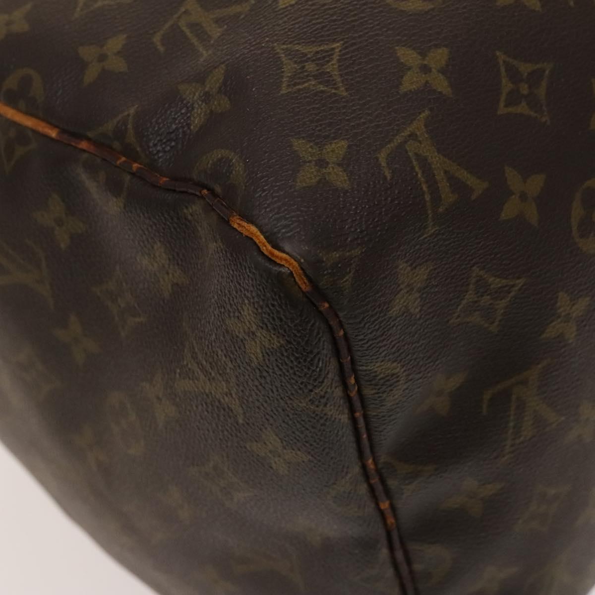 LOUIS VUITTON Monogram Keepall 55 Boston Bag M41424 LV Auth 122735