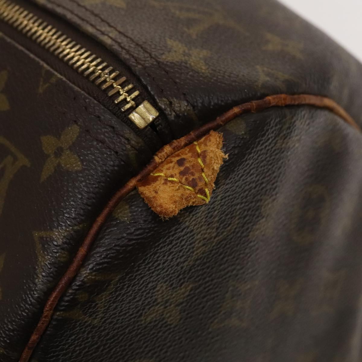 LOUIS VUITTON Monogram Keepall 55 Boston Bag M41424 LV Auth 122735