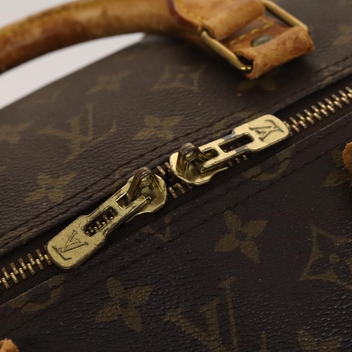 LOUIS VUITTON Monogram Keepall 55 Boston Bag M41424 LV Auth 122735