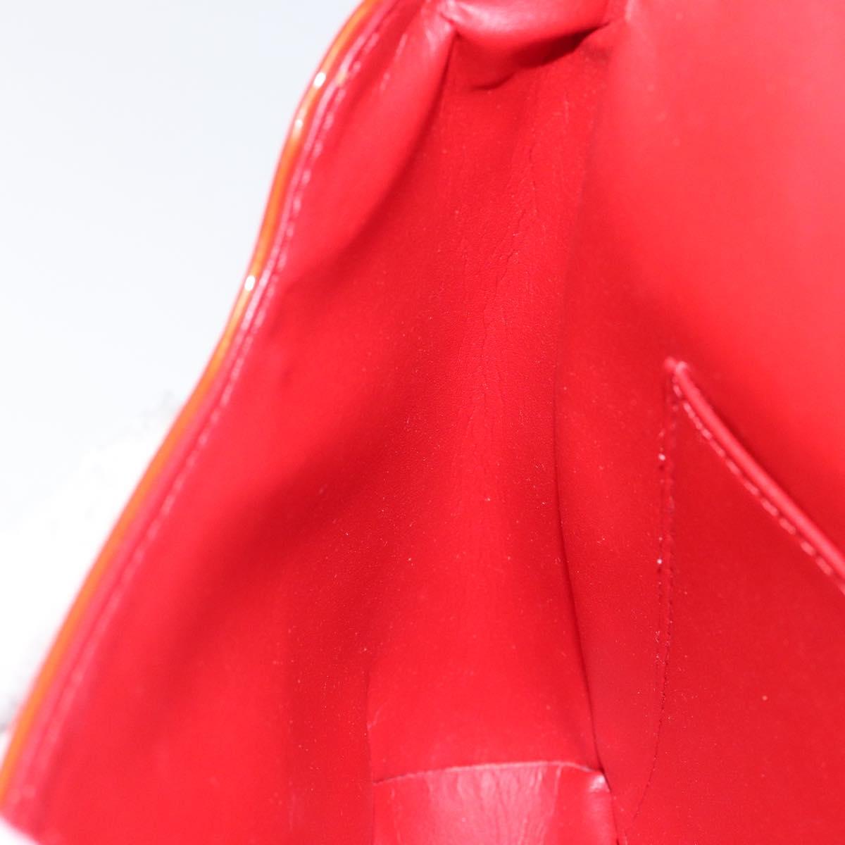 LOUIS VUITTON Monogram Vernis Thompson Street Bag Red M91094 LV Auth 122759