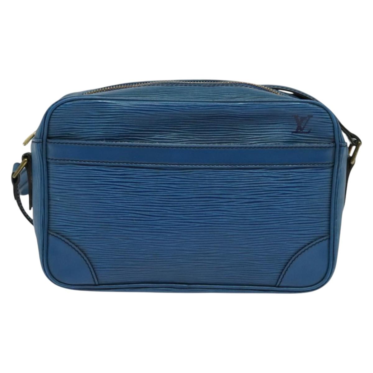 LOUIS VUITTON Epi Trocadero 23 Shoulder Bag Blue M52305 LV Auth 122787