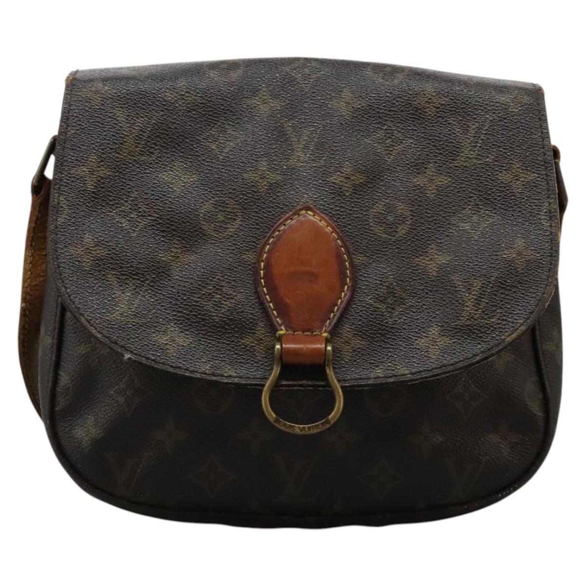 LOUIS VUITTON Monogram Saint Cloud GM Shoulder Bag M51242 LV Auth 122795