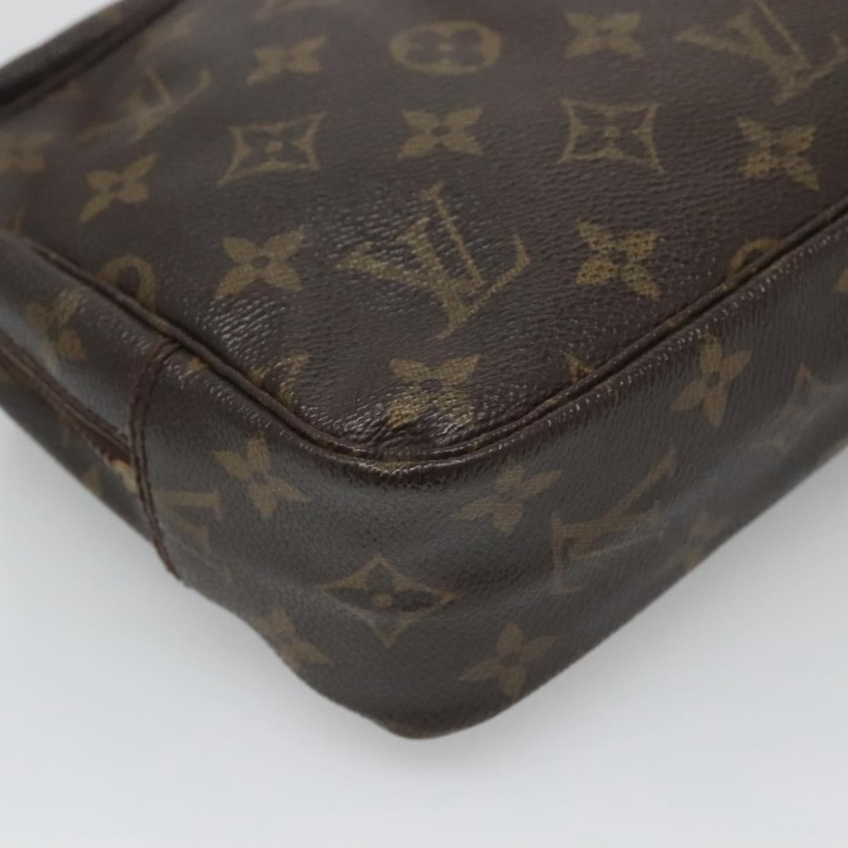 LOUIS VUITTON Monogram Trousse Toilette 23 Clutch Bag M47524 LV Auth 122797