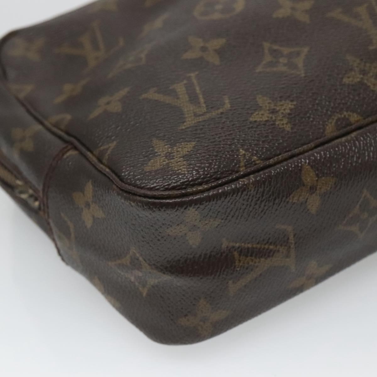 LOUIS VUITTON Monogram Trousse Toilette 23 Clutch Bag M47524 LV Auth 122797