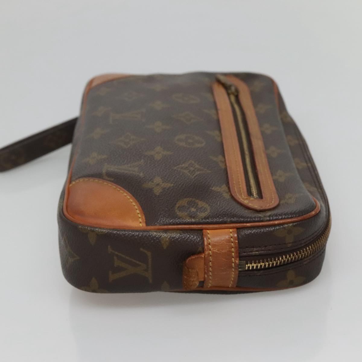 LOUIS VUITTON Monogram Marly Dragonne GM Clutch Bag M51825 LV Auth 122800
