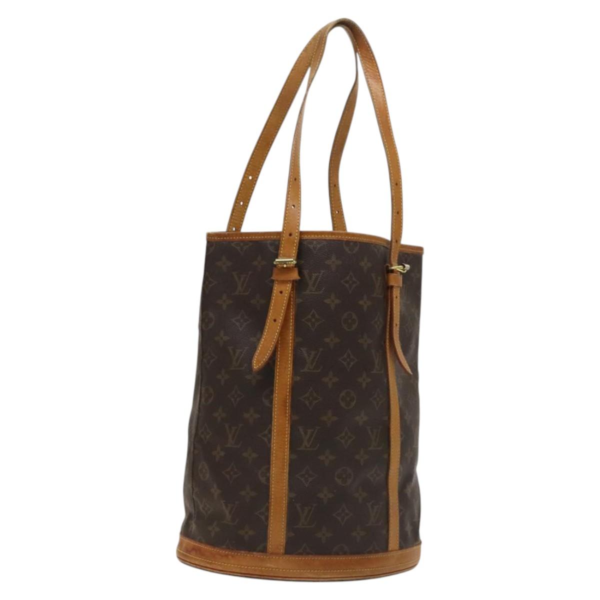 LOUIS VUITTON Monogram Bucket GM Shoulder Bag M42236 LV Auth 122806