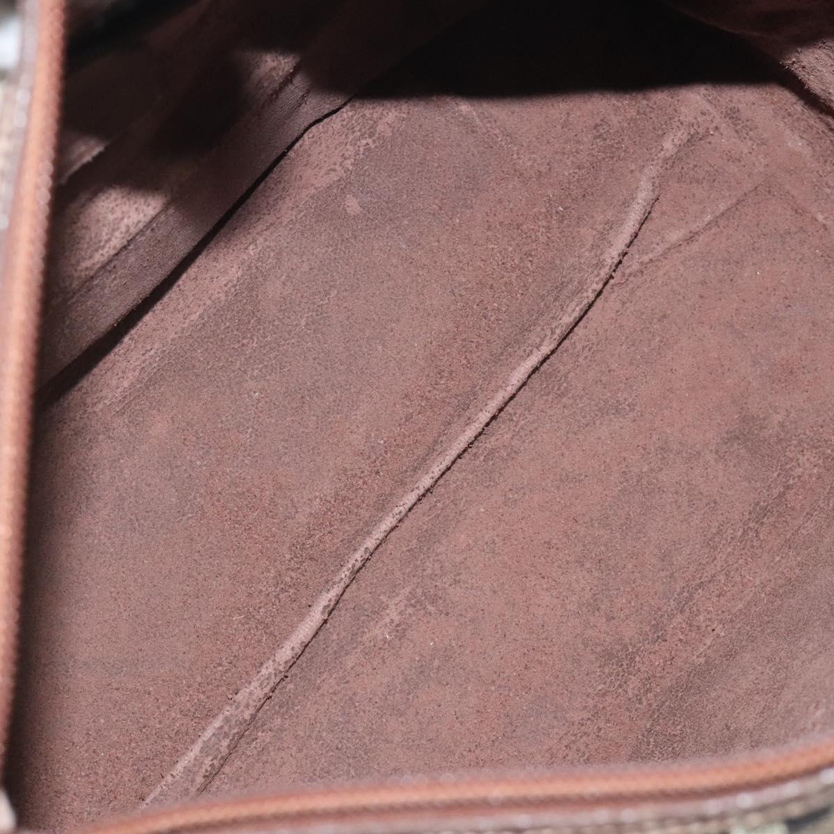 Burberrys Nova Check Hand Bag PVC Beige Auth 122817