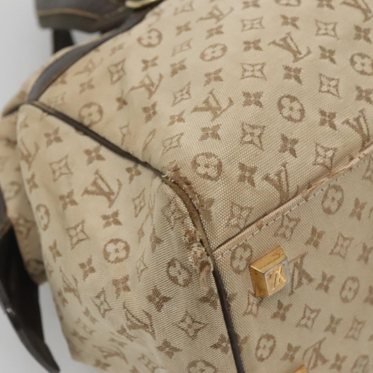 LOUIS VUITTON Monogram Mini Josephine GM Hand Bag Khaki M92310 LV Auth 122829