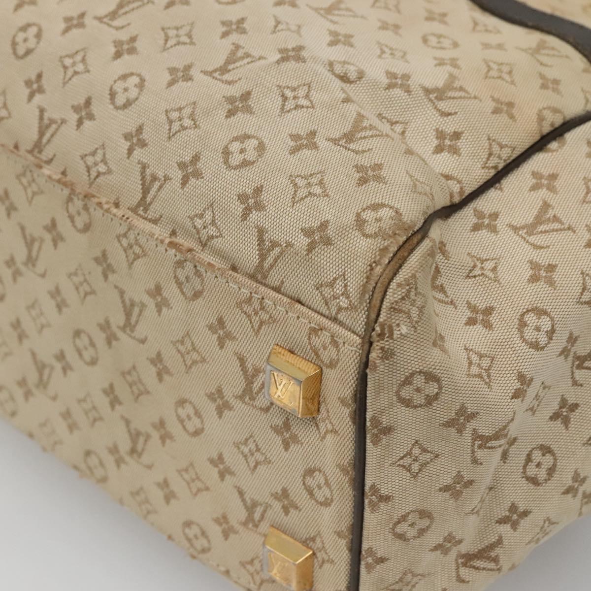 LOUIS VUITTON Monogram Mini Josephine GM Hand Bag Khaki M92310 LV Auth 122829