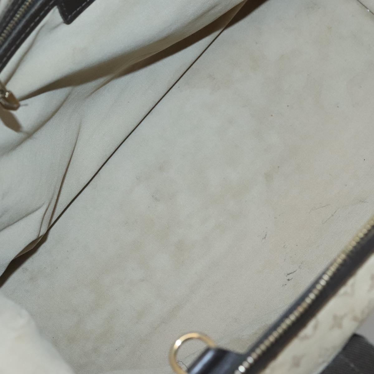 LOUIS VUITTON Monogram Mini Josephine GM Hand Bag Khaki M92310 LV Auth 122829