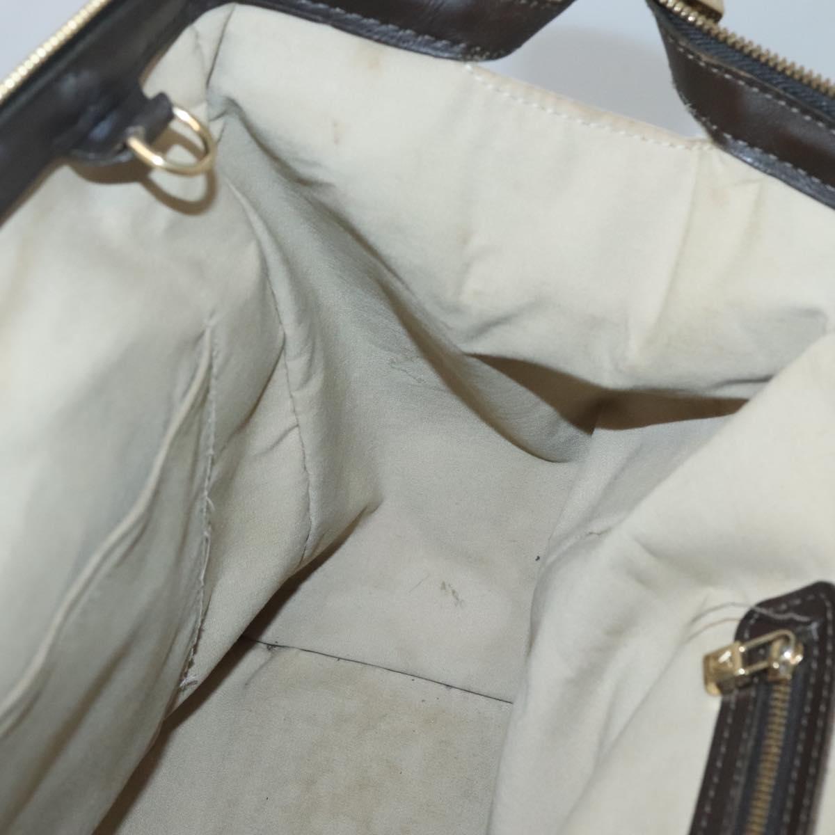 LOUIS VUITTON Monogram Mini Josephine GM Hand Bag Khaki M92310 LV Auth 122829