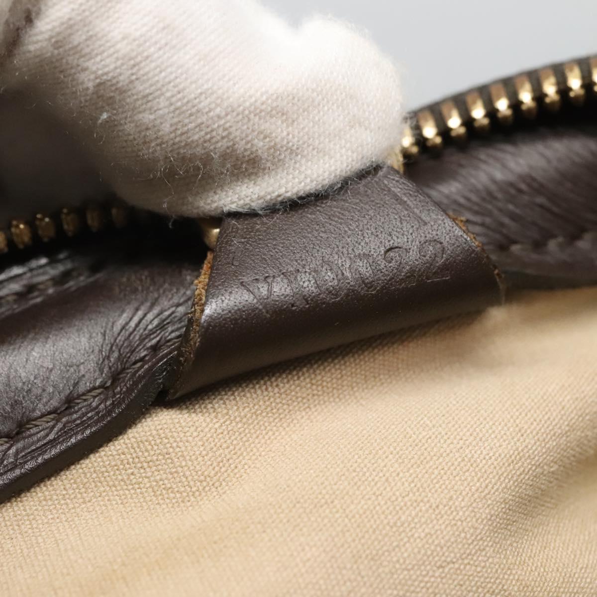 LOUIS VUITTON Monogram Mini Josephine GM Hand Bag Khaki M92310 LV Auth 122829