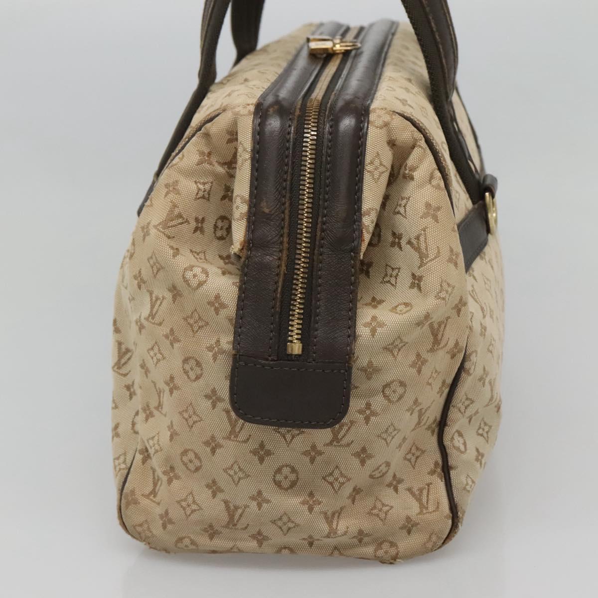 LOUIS VUITTON Monogram Mini Josephine GM Hand Bag Khaki M92310 LV Auth 122829
