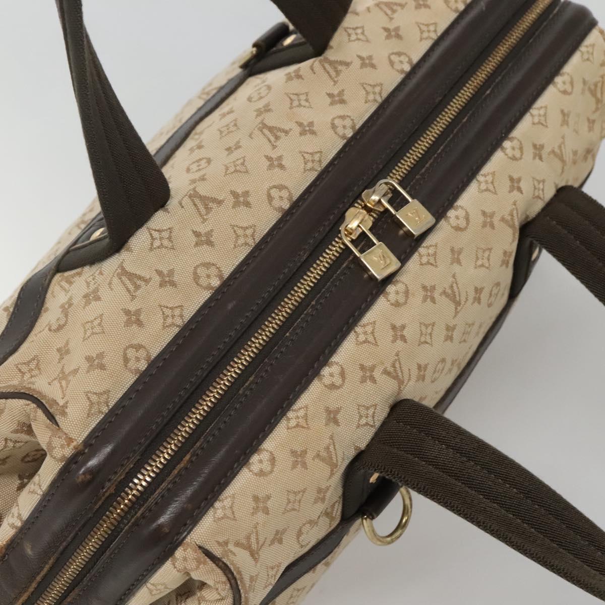 LOUIS VUITTON Monogram Mini Josephine GM Hand Bag Khaki M92310 LV Auth 122829