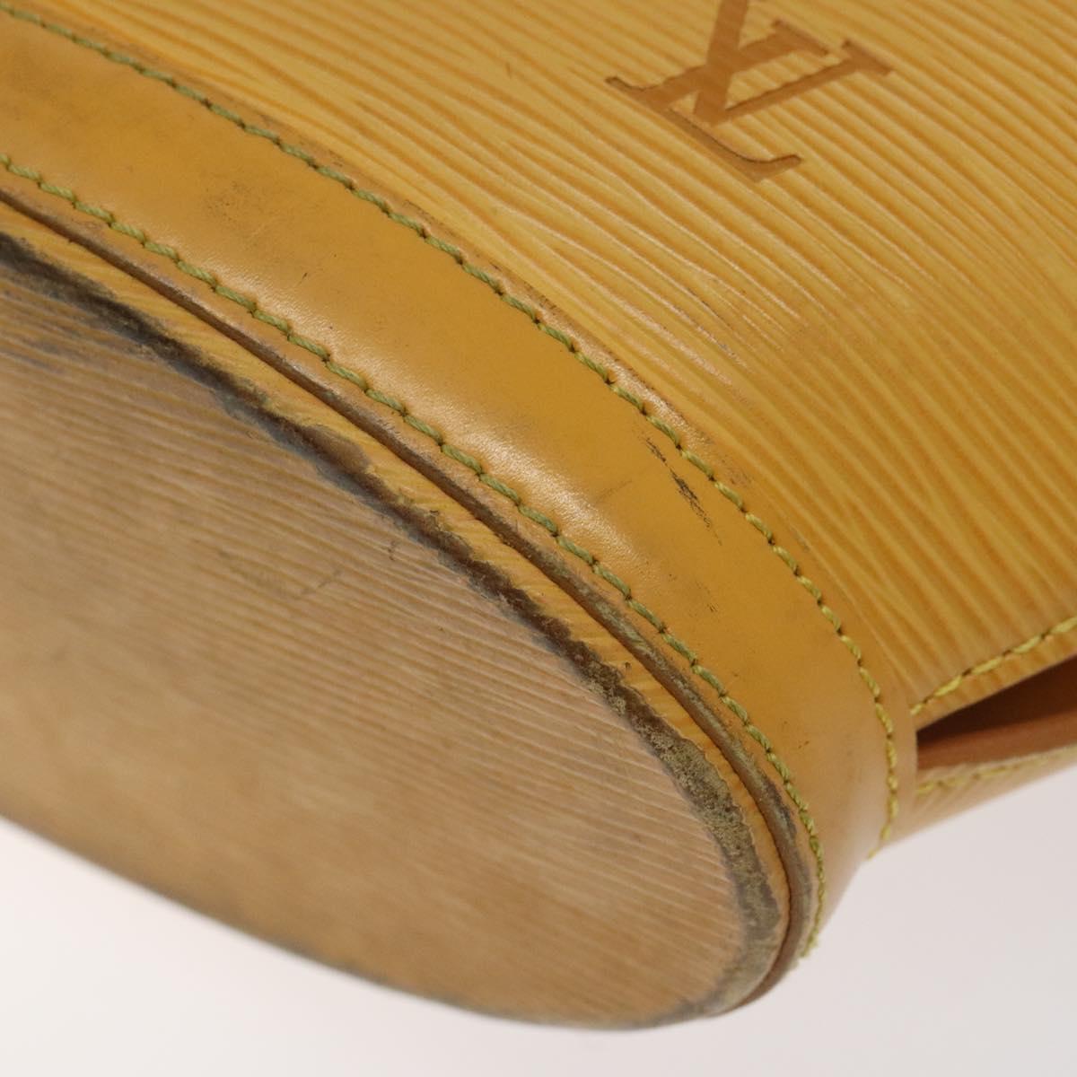 LOUIS VUITTON Epi Saint Jacques Hand Bag Yellow M52279 LV Auth 122838