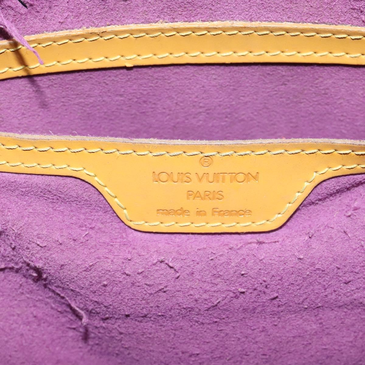 LOUIS VUITTON Epi Saint Jacques Hand Bag Yellow M52279 LV Auth 122838