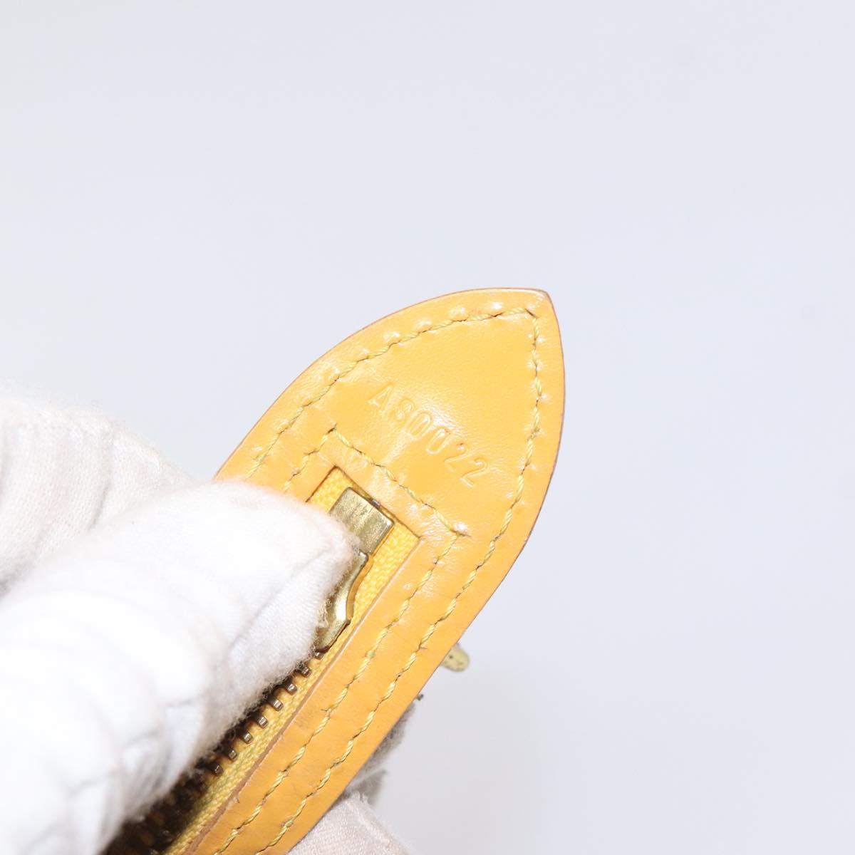 LOUIS VUITTON Epi Saint Jacques Hand Bag Yellow M52279 LV Auth 122838