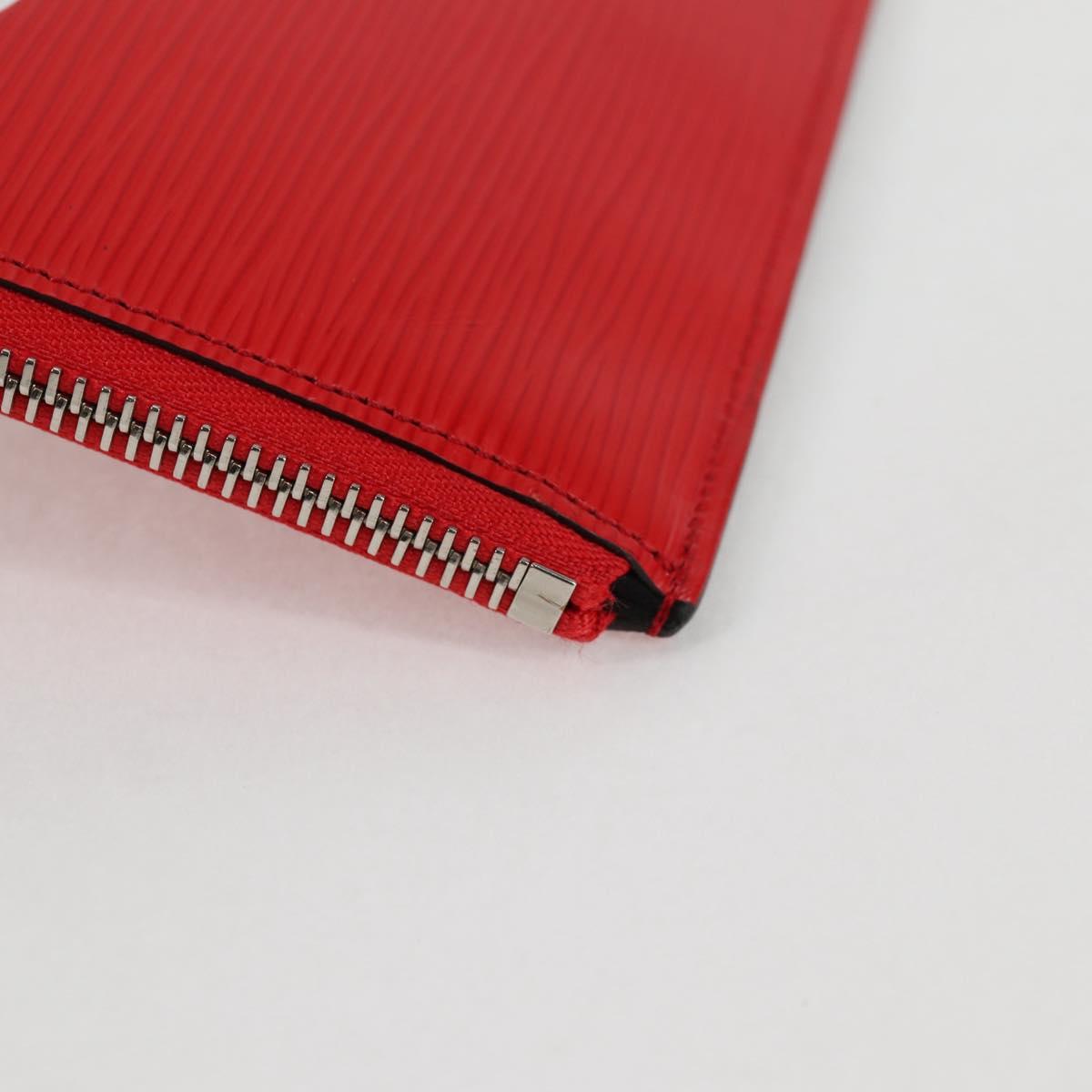 LOUIS VUITTON Epi Supreme Pochette Jules GM Bag Red White M67722 Auth 122842M